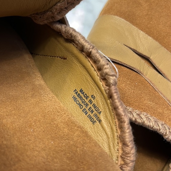 NWOT Free People Mulholland Taupe Suede Platform Mules EU40 - Picture 10 of 11